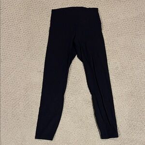 -Lululemon align black embossed leggings